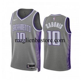 Maglia NBA Sacramento Kings DOMANTAS SABONIS 10 Nike City Edition 2022-2023 Swingman - Uomo